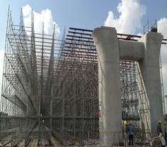 條條大路通羅馬，高架橋腳手架勞苦功高