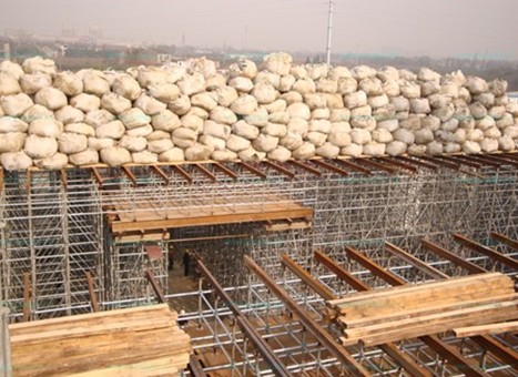 碗扣式鋼管腳手架●做大做強是我們拼搏的目標！